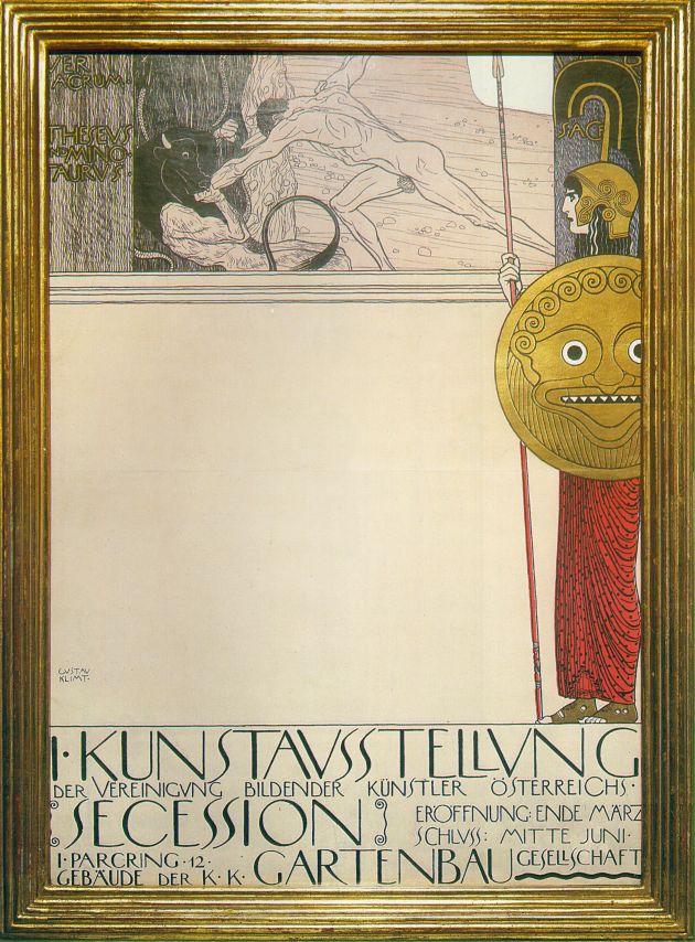 Gustav Klimt - Poster for the First Art Exhibition of the Secession Art Movement 1898